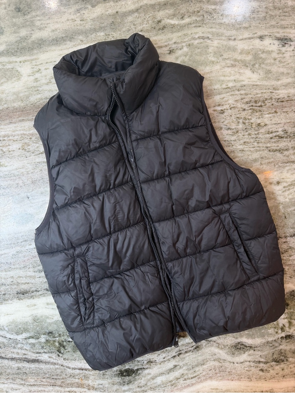 Forever 21 Black Quilted Puffer Vest